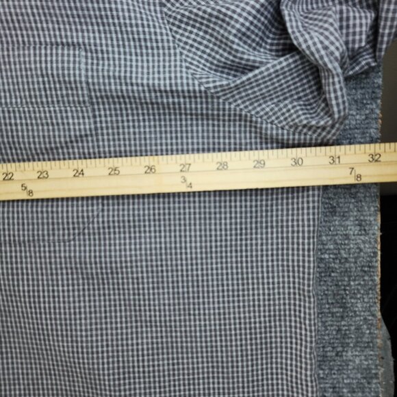Wear Guard For Work Button Up Shirt 3XL Cotton Polyester Gray Check Adult Men - Picture 6 of 16